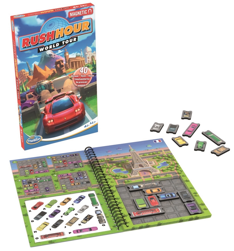 Magnetická cestovná spoločenská hra ThinkFun Rush Hour Ravensburger